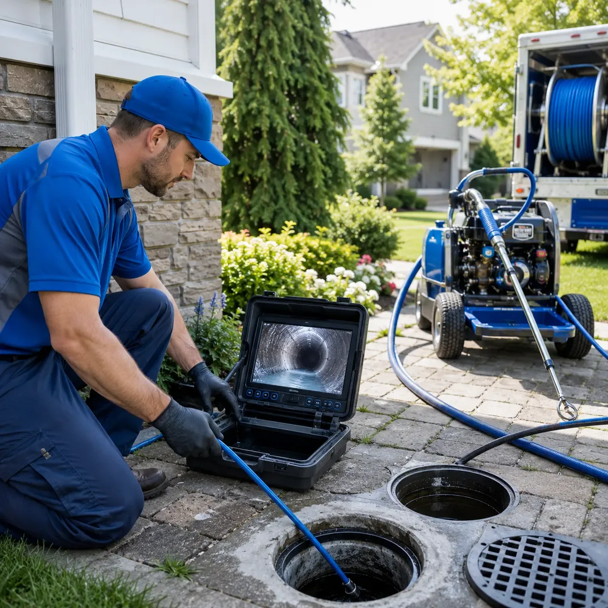 Outdoor drain cleaning professionals serving Mingus, TX