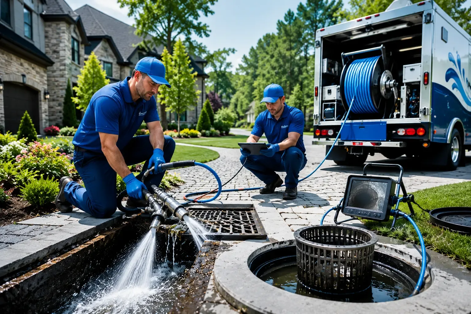 Local outdoor drain cleaning professionals in Mingus, TX