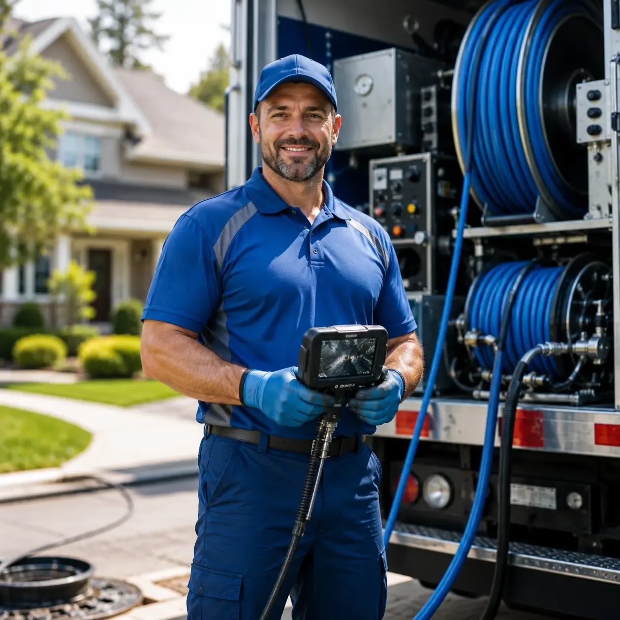 Local outdoor drain cleaning specialists in Mingus, TX